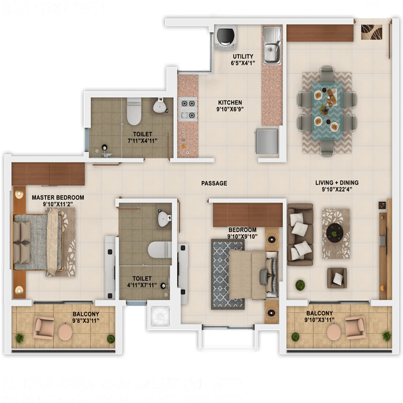 floorplans & masterplan of Sattva Park Cubix